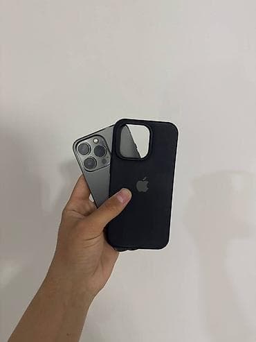 itel a25: IPhone 13 Pro, 128 ГБ, Графит, Чехол, 80 % — 2