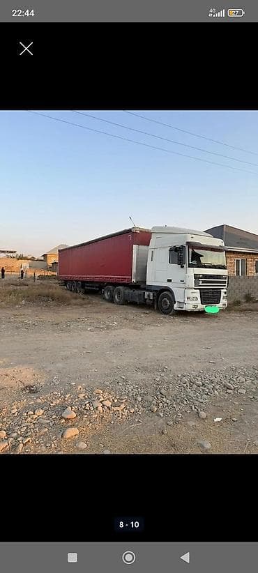 полуприцеп термо: Тягач, DAF, Тентованный — 10