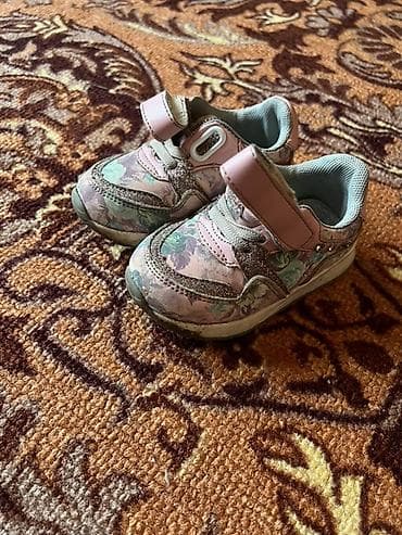 кеды dior: Детские кроссовки для девочки - Цвет: розово-серый с цветочным — 1