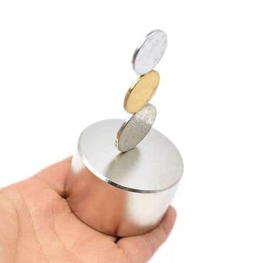 продаю магнит: Неодимовый магнит n52 диаметр - 50 мм. Высота / толщина - 30 мм — 2