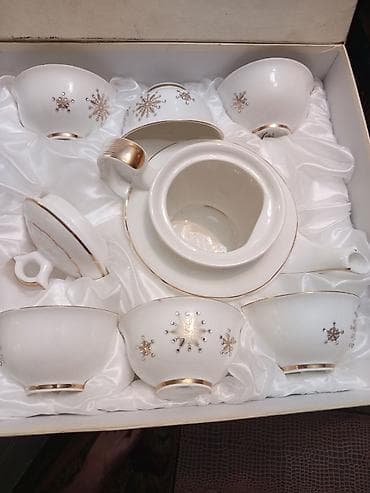 Дом и сад: Фарфоровый чайный набор LILI PORCELAIN INDUSTRY ORIGINAL в подарочной — 1