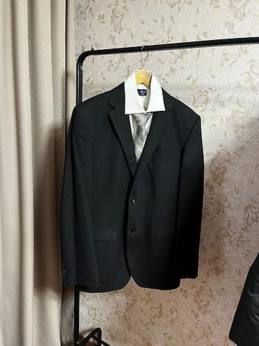 Костюмы: Мужской классический пиджак Sarto Reale - Цвет: черный - Крой — 1