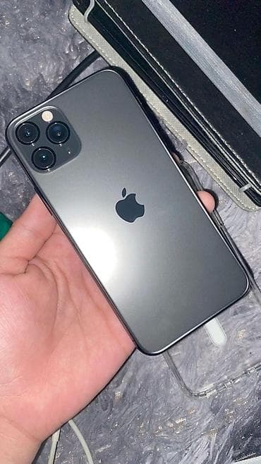 ace pro 2: IPhone 11 Pro, Б/у, 64 ГБ, Space Gray, Защитное стекло, 77 % — 1