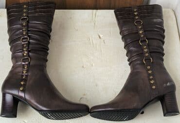 сапоги из натурального меха и кожи: Продаю!Почти новая,одевала только один раз,к сожалению не подошла по — 3