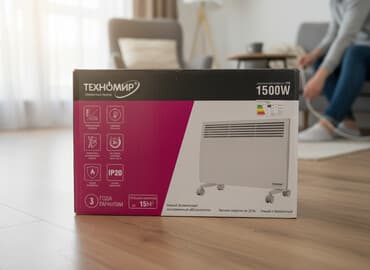 Аудиотехника: Электрический обогреватель Конвекторный, 1500 Вт — 1