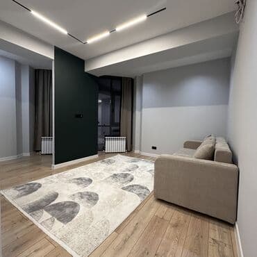 сдам 2 комнатную квартиру без посредников рядом просп. жибек жолу, бишкек: 2 комнаты, 62 м², Элитка, 9 этаж, Евроремонт — 9