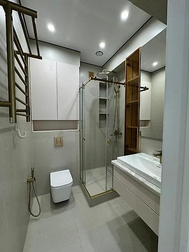 discovery studio: 3 комнаты, 115 м², Асанбай мкр Элитка, 15 этаж, Евроремонт — 10
