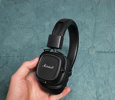 hyperx quadcast s: Беспроводные накладные наушники, Marshall, Б/у — 1