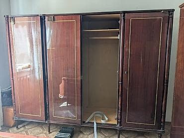 спальный гарнитур акрил: Спальный гарнитур (2) в классическом стиле из натурального дерева и — 1