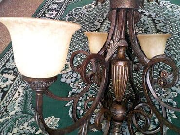 купить люстру в зал: Срочно продаю большую красивую люстру. 6ти рожковая, б\у в отличном — 5