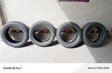зимние шина: Шины 215 / 55 / R 17, Зима, Б/у, Комплект, Легковые, Корея, DUNLOP — 1