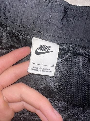 найк наски: Мужские брюки, L, Nike, Б/у, цвет - Черный — 3