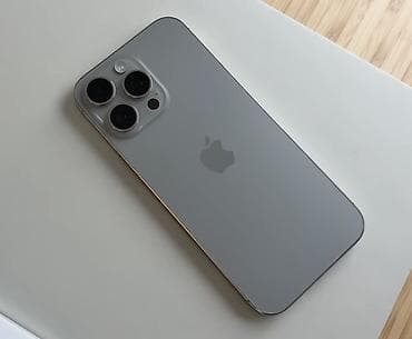 очки умные: IPhone 16 Pro Max, Б/у, 256 ГБ, Natural Titanium, Защитное стекло, Чехол, Кабель — 1