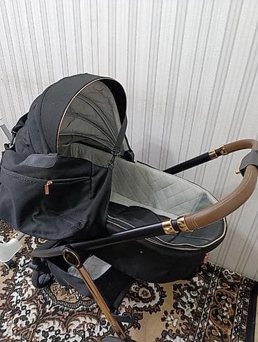 колеса на коляску: Коляска, цвет - Черный — 7