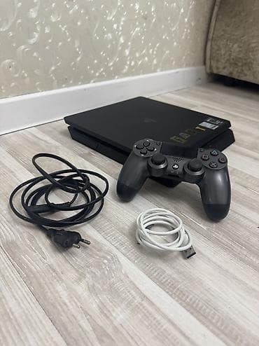 black psp: Продаю PS4 Slim в хорошем состоянии. Работает отлично, без проблем. В — 2