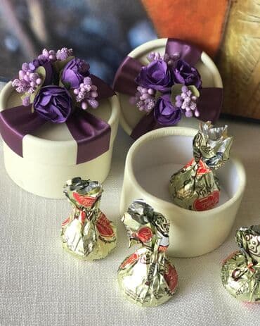 вечная роза: Бонбоньерки - элитная, очень красивая, подарочная упаковка для — 5