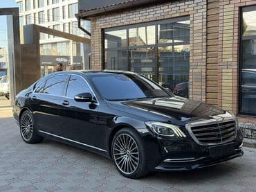 авто с последующим выкупом без первоначального взноса: Mercedes-Benz S-Class: 2019 г., 4 л, Автомат, Бензиновая, Седан — 5