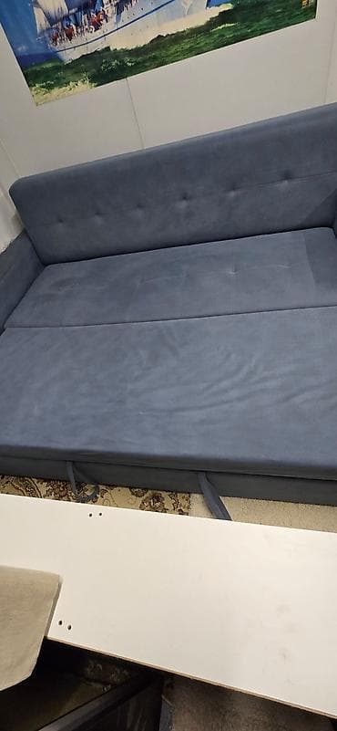 угловой диван раскладывается: Прямой диван, Б/у — 2