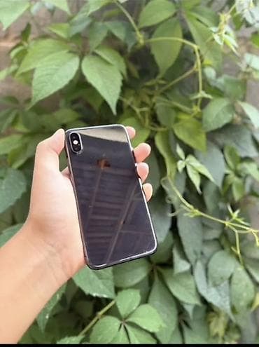 IPhone X, Б/у, 256 ГБ, Черный, Зарядное устройство, Чехол, 81 %