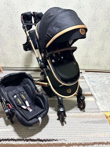 пультовая машины: Коляска, цвет - Черный, Новый — 3