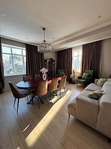 однушка на продаже бишкек: 5 и более комнат, 160 м², Индивидуалка, 3 этаж, Дизайнерский ремонт — 3