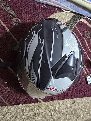 Спорт жана эс алуу: Мотошлем ANDES Helmet, серия Mecha с комплектом Bluetooth - Тип — 3