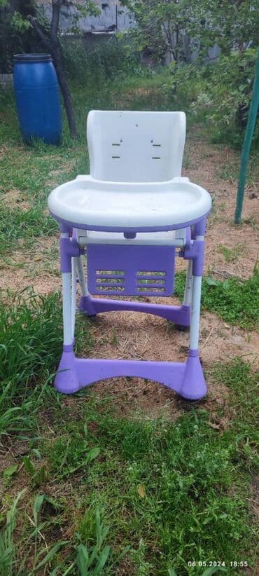 детский стульчик кормление: Продам стульчик-трансформер для кормления. В хорошем состоянии — 1