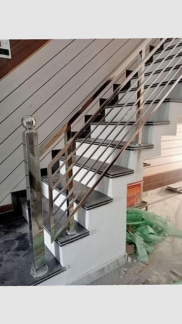 Готовые перила: Готовые перила, Материал: Кованное железо, Для лестницы — 2