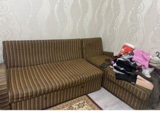 диваны кожаные бу: Отдам даром Аламедин 1 самовывоз — 3