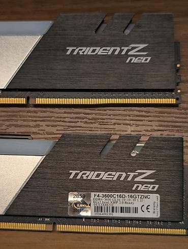 Техника и электроника: Оперативная память (RAM) для ПК, Б/у, G.SKILL, 16 ГБ, DDR4, 3600 МГц — 2