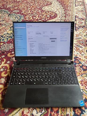 Техника и электроника: Игровой ноутбук AORUS 5 (модель на шильдике: AORUS 5, производство — 1