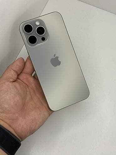 IPhone 15 Pro Max, Б/у, 512 ГБ, Natural Titanium, 91 %