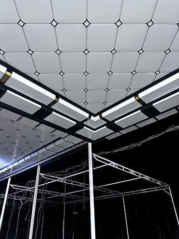 рекламная вывеска с подсветкой: Потолочные панели и декоративные карнизы с LED-подсветкой - — 2