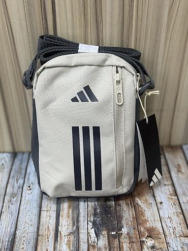 Барсетка, Adidas, Материал: Тканевый материал, Застежка на молнии, Множество карманов, Моющийся материал, Новый