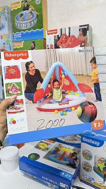quick push pop it: Надувные игровые центры Bestway и Fisher-Price для детей 2+ 1) — 4