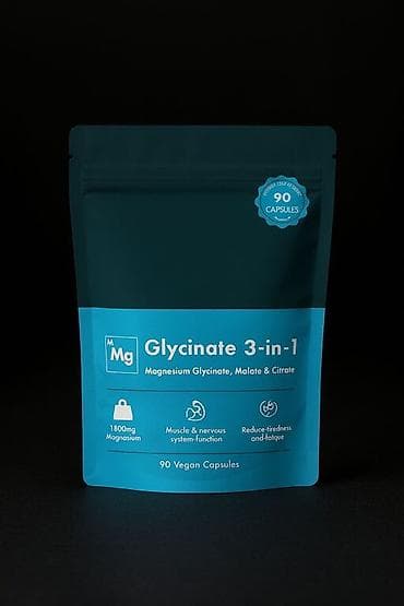 1)🔥Магний/ Magnesium Glycinate 3-in-1 — ваш самый мощный помощник