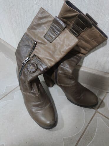 сапоги лакированные на высоких каблуках: Кожаные испанские сапоги. Модные дерзкие . На каблуках . Размер 36-37 — 3