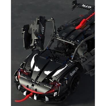 машина дрифт на пульте управления: Конструктор GTR в стиле Venom 📦 2203 детали для создания суперкара — 1
