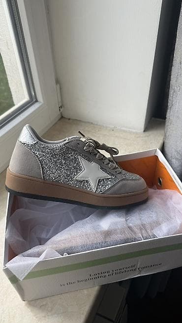 Айымдардын бут кийими: Кроссовкалар, 36.5, 37, Golden Goose, Жаңы, түсү - Боз — 3