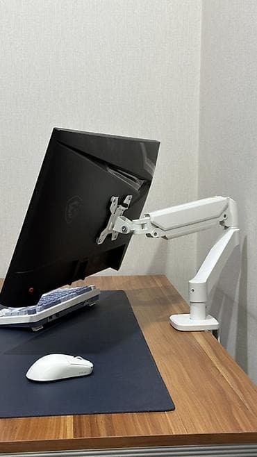 ТВ и видео: Кронштейн для монитора Vesa 75x75/100x100 Грузоподъемность до 10 кг — 6