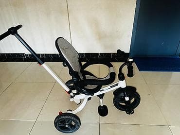 Балдар транспорту: Детский трёхколёсный велосипед-трансформер с родительской ручкой - — 2