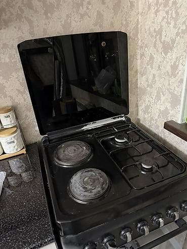 принтер ош: Комбинированная кухонная плита Ferre, черная.
- Цвет: черный — 2
