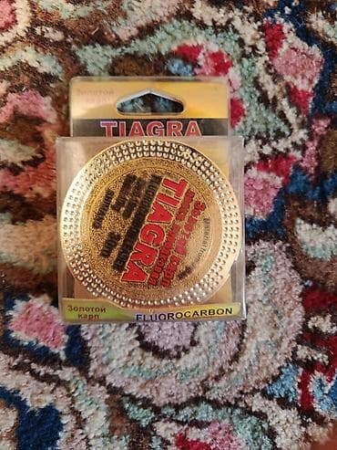 Рыболовная леска TIAGRA Fluorocarbon, монофильная - Серия: «Золотой