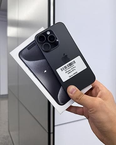 galaxy note 21: IPhone 15 Pro, Б/у, 256 ГБ, Black Titanium, Защитное стекло, Чехол, Коробка, В рассрочку, 87 % — 1