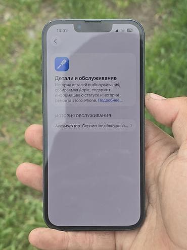 IPhone 13, Б/у, 128 ГБ, Sierra Blue, Чехол, 77 % — 3