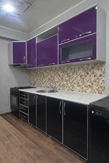 гарнитуры для кухни: Кухонный гарнитур, цвет - Фиолетовый, ДСП, Самовывоз — 1