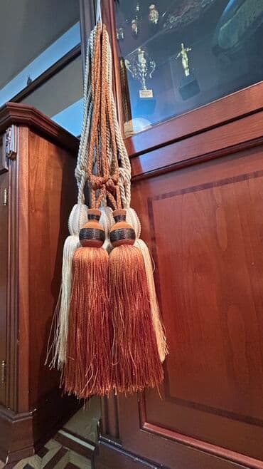 детская краватка: Декоративные подхваты для штор с кистями (набор) 6 штук, брали с — 16