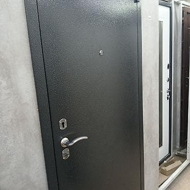 Металлические сейфовые двери: Двери для домов и квартир, Металлическая, Одностворчатая, Левосторонняя, цвет - Черный — 2