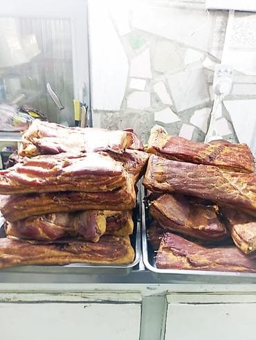 отходы для свиней: Брюшина копченаяОкорок, Карбонат Брюшина- 760 сом/кг Карбонат- 770 — 5