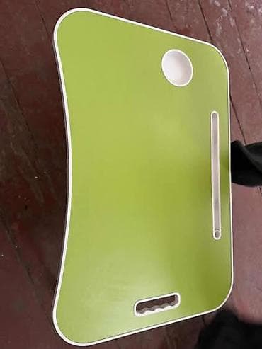 компьютерный столик для ноутбука: Складной стол для ноутбука, цвет - Зеленый — 1